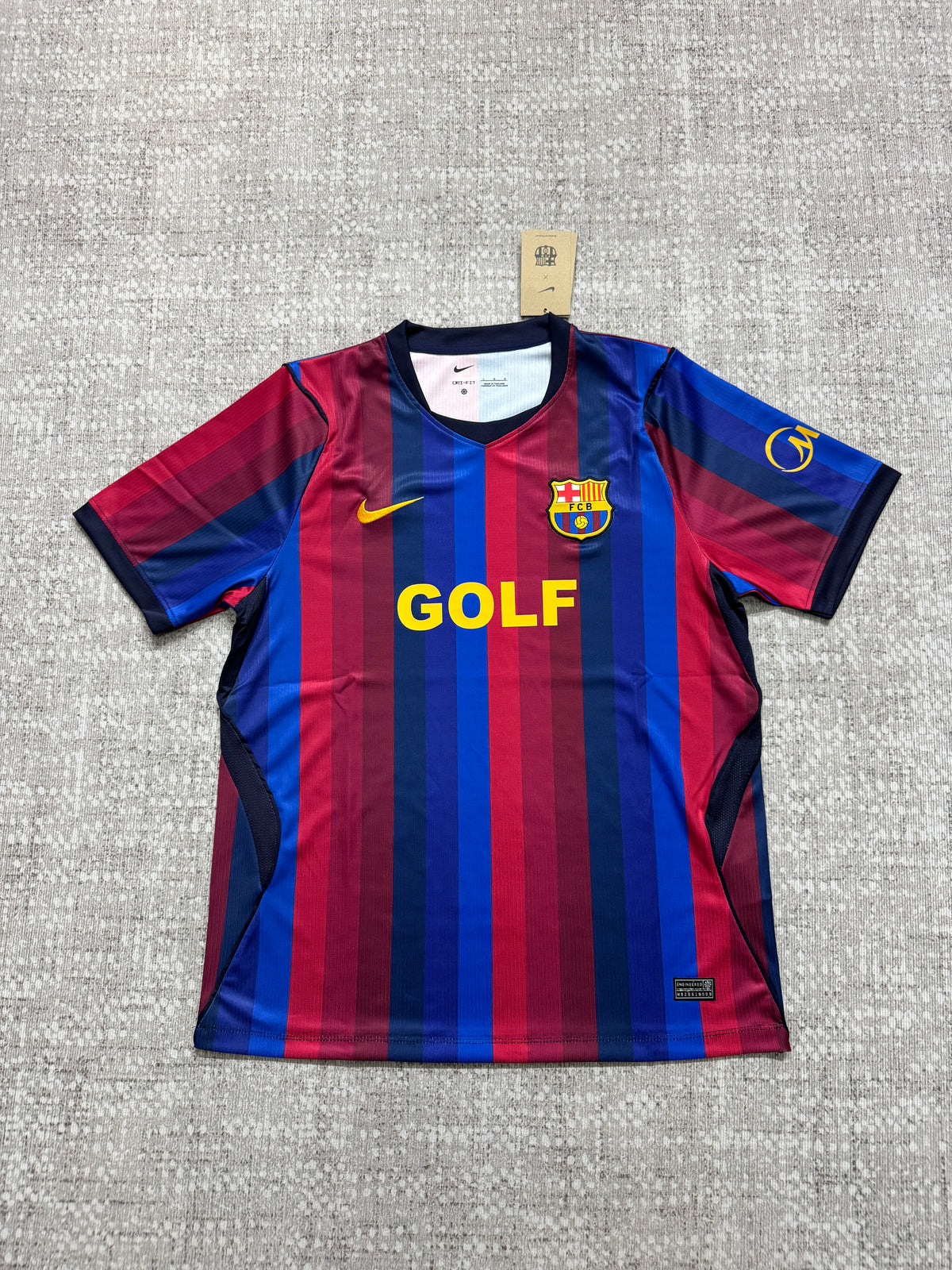 Maillot FC Barcelone 2026/27 bleu et grenat — Motif Golf — photo 1