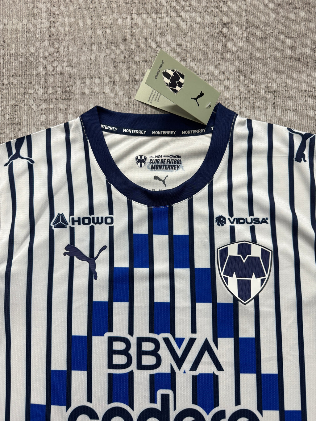 Maillot Monterrey 2026/27 blanc et bleu — Version supporter — photo 3