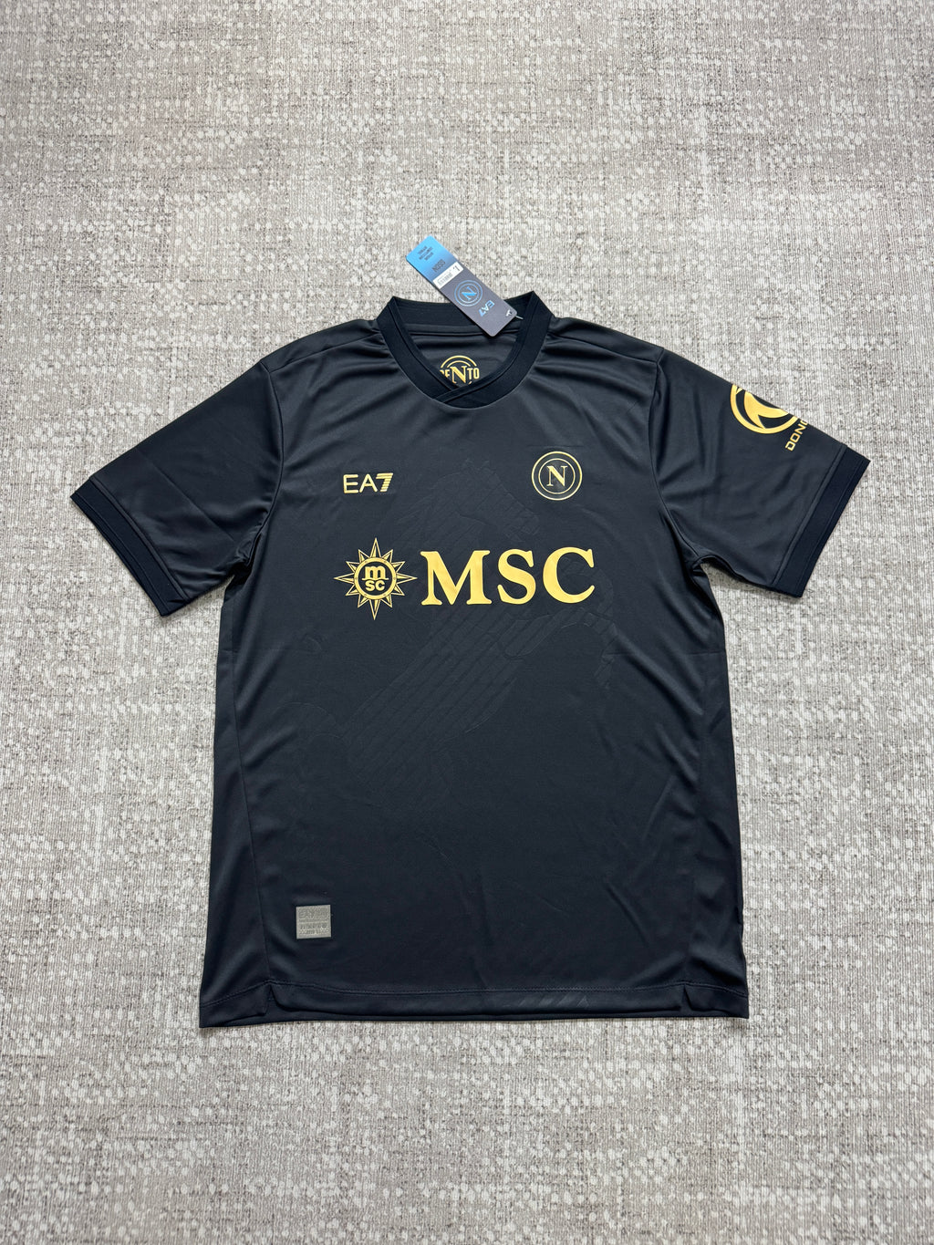 Maillot Naples 2026/27 noir et or — Version supporter — photo 1