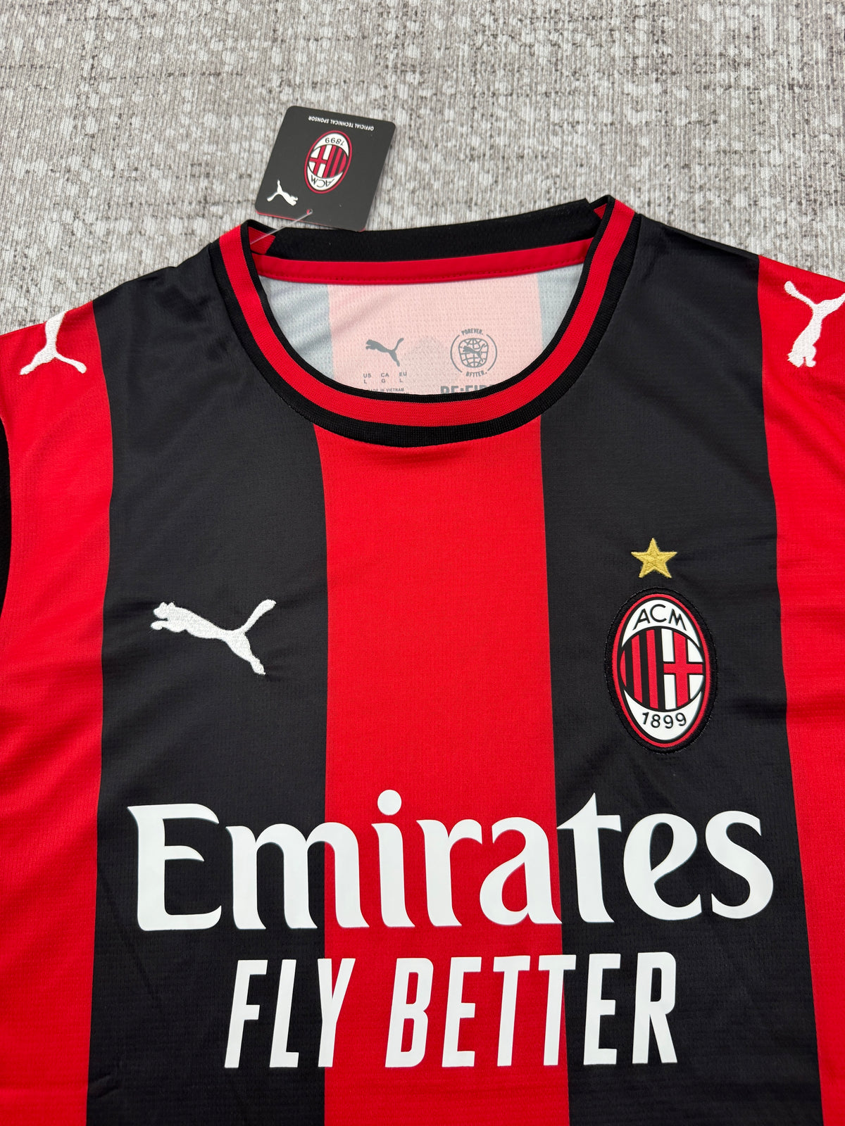 AC Milan 2026/27 Red and Black Home Shirt — Fan Version — photo 1