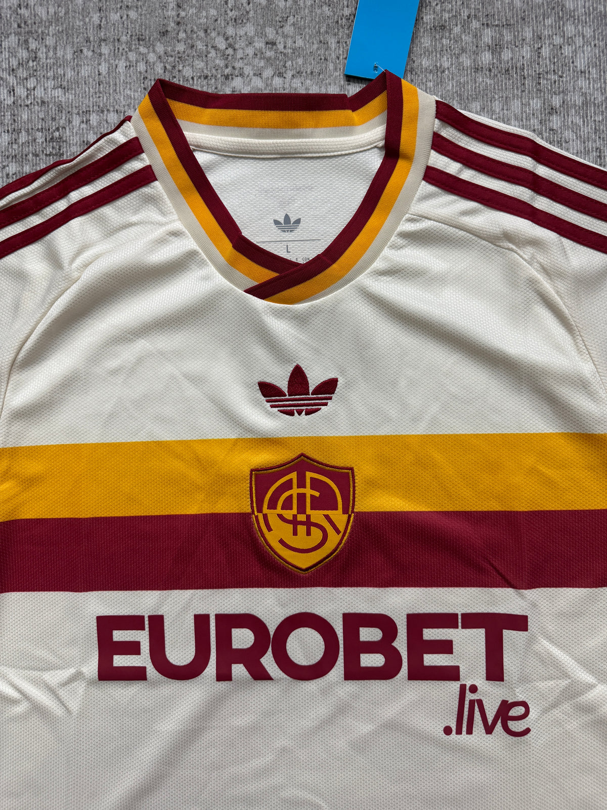 AS Roma 2026/27 White Away Shirt — Fan Version — photo 3