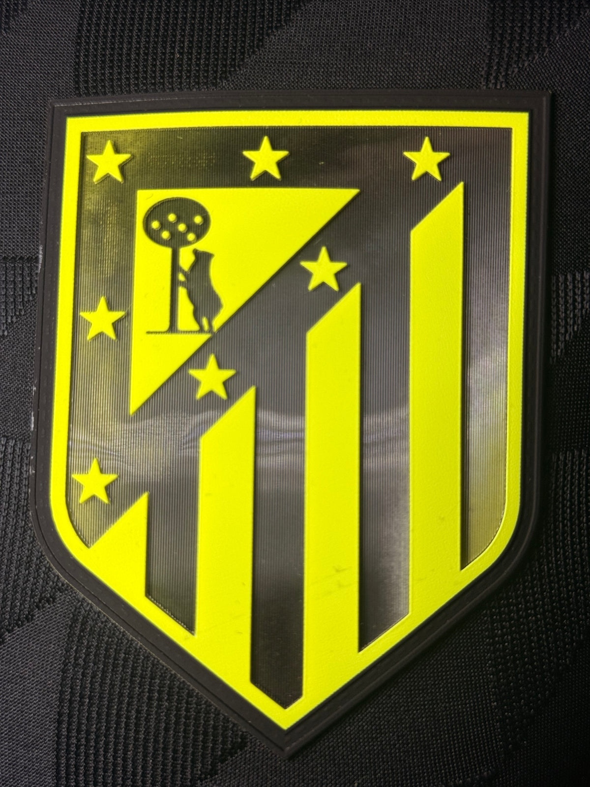 Atletico Madrid 2026/27 Black and Neon Yellow Away Shirt — Player Version — photo 4