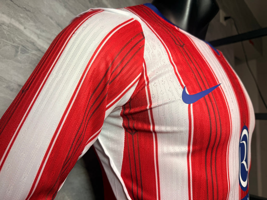 Atletico Madrid 2026/27 Red and White Home Long-Sleeve Shirt — Player Version — photo 6