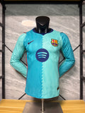 Barcelona 2026/27 Aqua Third Long-Sleeve Shirt — Player Version — photo 1
