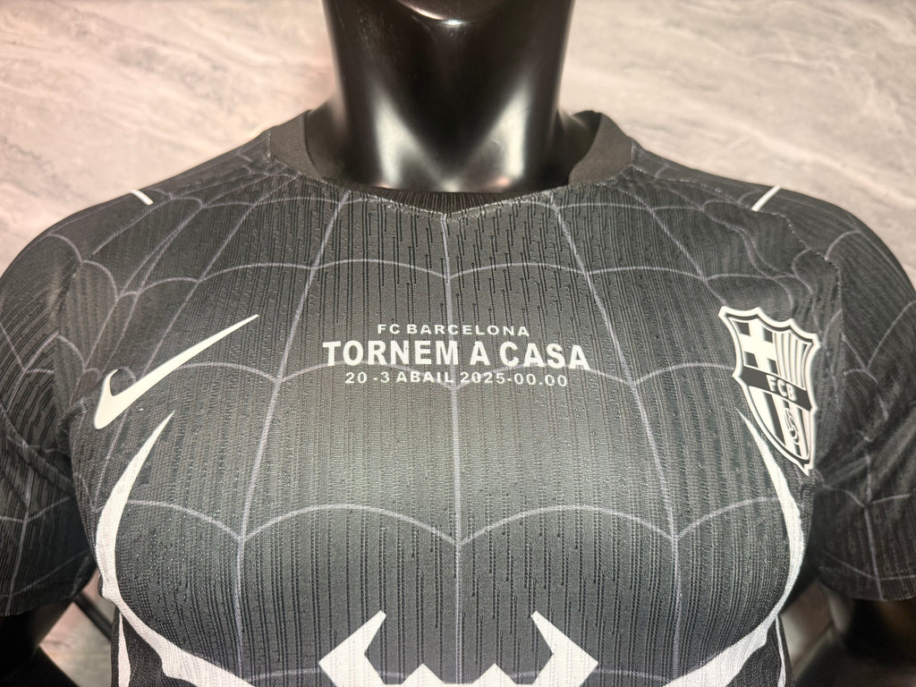 Barcelona 2026/27 Black Spider-Man Special Shirt — Player Version — photo 2
