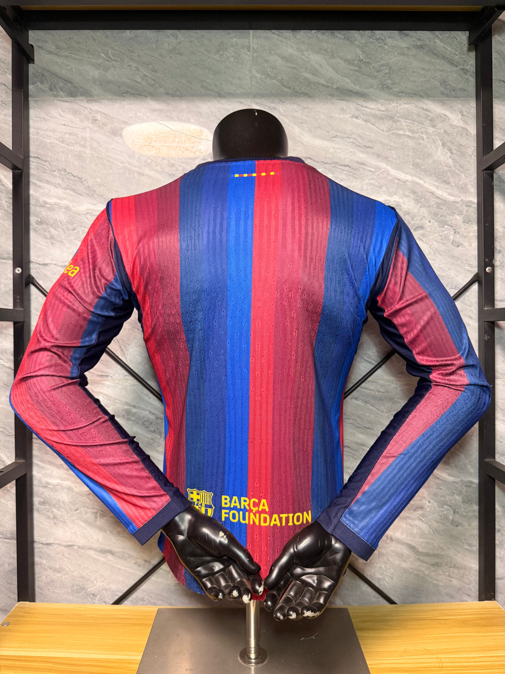 Barcelona 2026/27 Blue and Red Home Long-Sleeve Shirt — Player Version — photo 2
