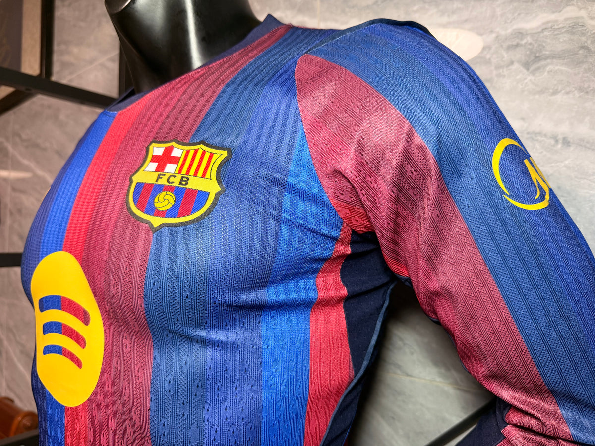 Barcelona 2026/27 Blue and Red Home Long-Sleeve Shirt — Player Version — photo 7