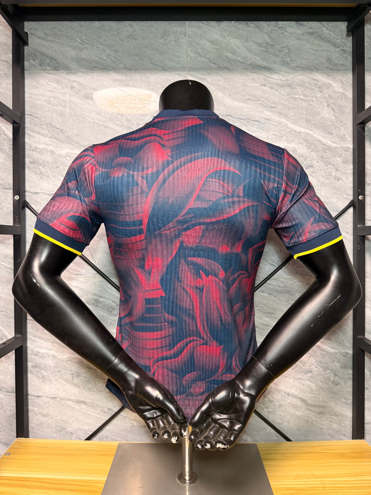 Barcelona 2026/27 Navy Red Floral Special-Edition Shirt — Player Version — photo 8