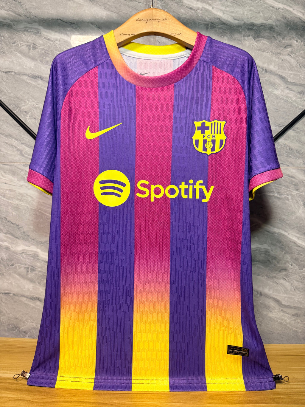 Barcelona 2026/27 Purple Magenta Yellow Special-Edition Shirt — Player Version — photo 10