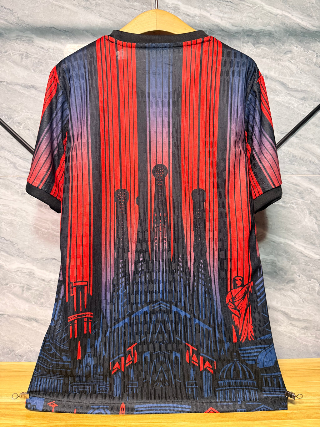Barcelona 2026/27 Red and Black Cityscape Special-Edition Shirt — Player Version — photo 11