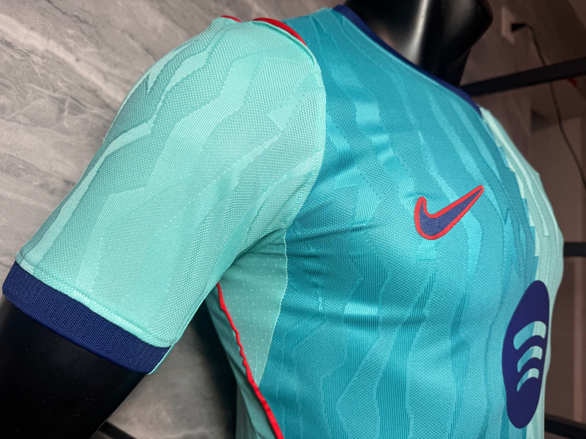 Barcelona Third Shirt — Turquoise Player Version — photo 5