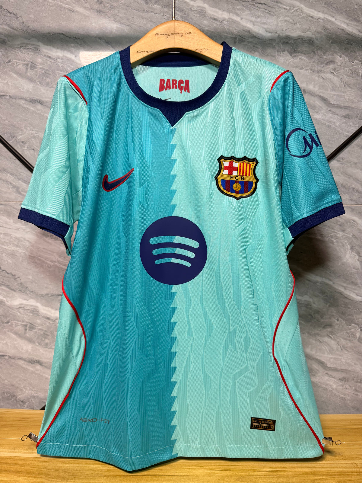 Barcelona Third Shirt — Turquoise Player Version — photo 10