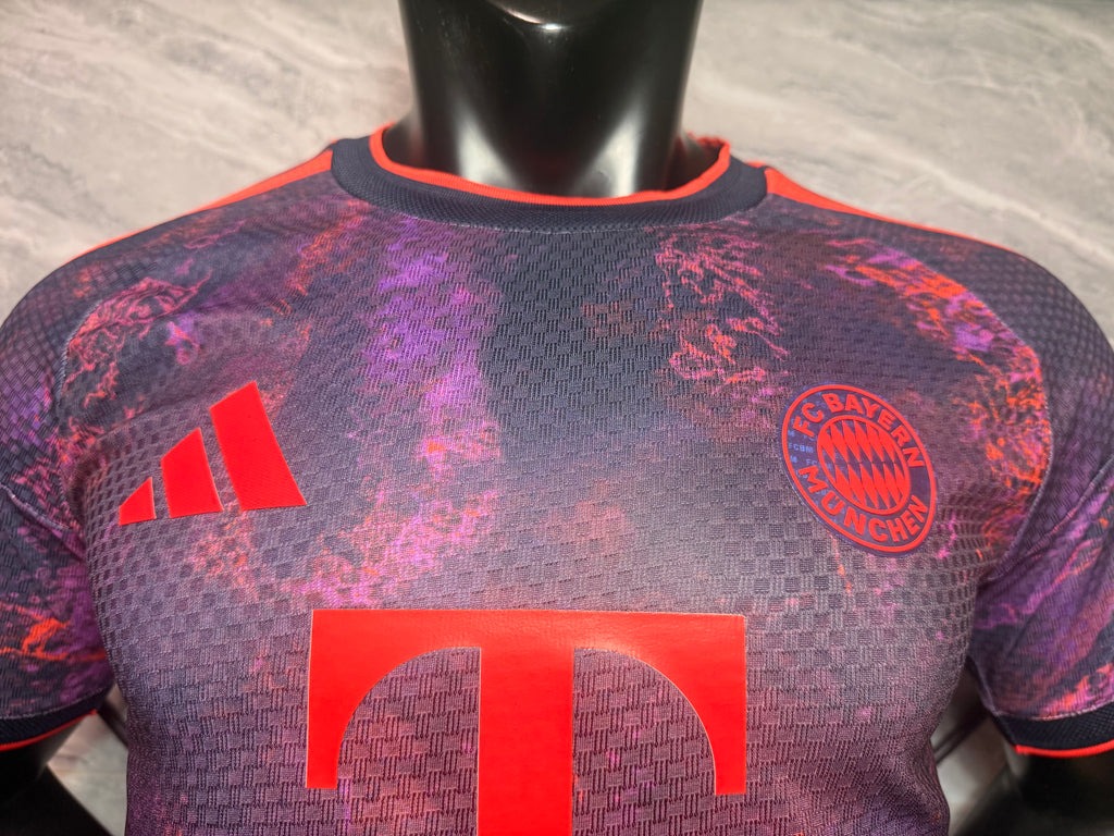 Bayern Munich 2026/27 Purple and Red Third Shirt — Player Version — photo 2