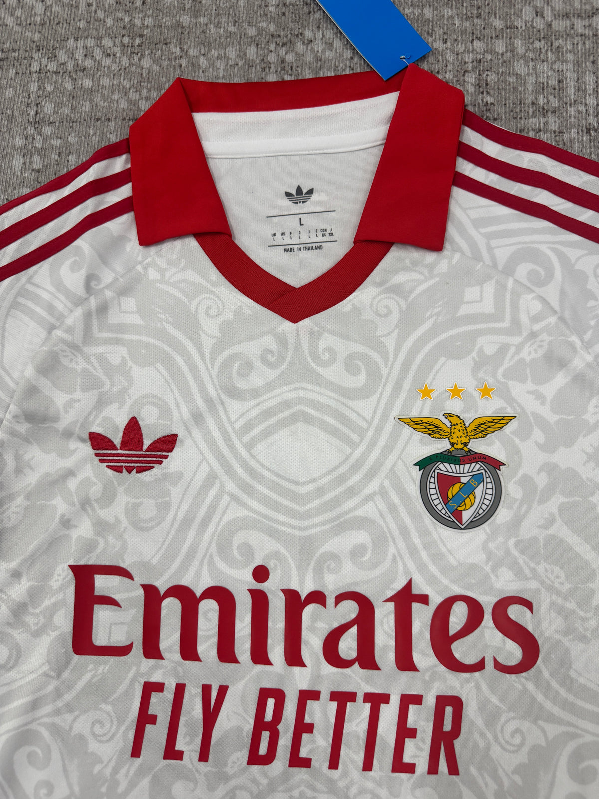 Benfica 2026/27 White Away Shirt — Fan Version — photo 3