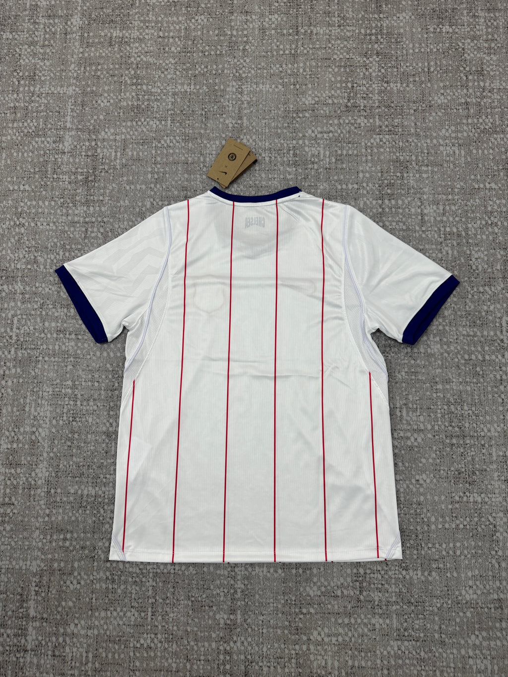 Chelsea 2026/27 White Pinstripe Third Shirt — Fan Version — photo 3