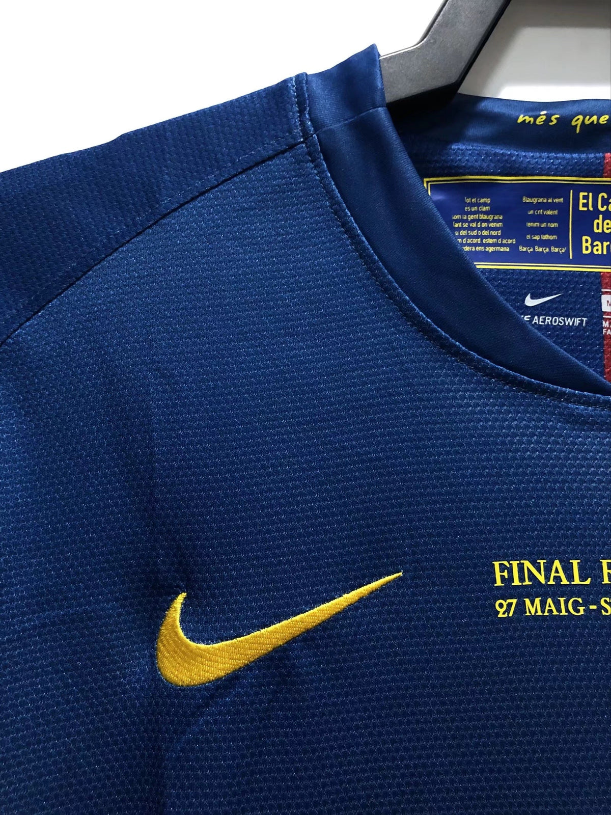 FC Barcelona 2008/09 Home Champions League Final Long-Sleeve Shirt — Retro Version — photo 9