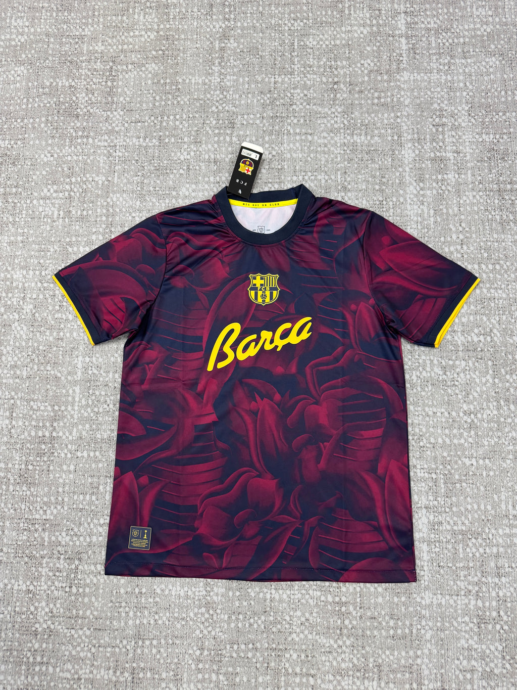 FC Barcelona 2026/27 Navy and Burgundy Commemorative Shirt — Fan Version — photo 1