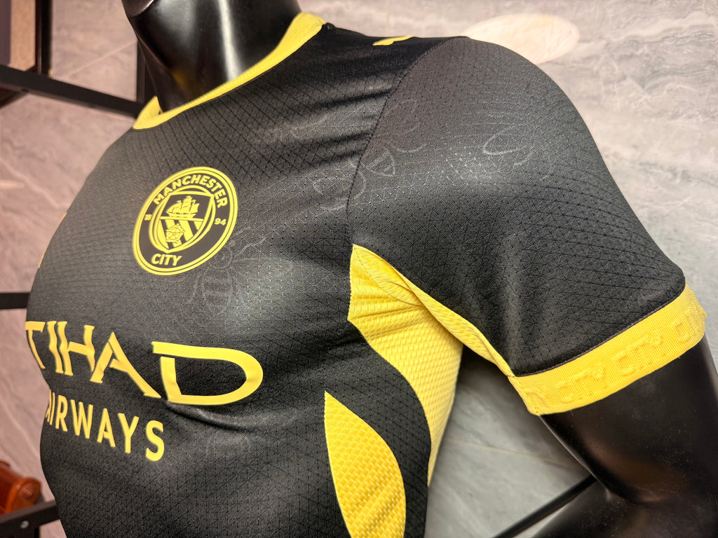 Manchester City 2026/27 Black and Yellow Shirt — Player Version — photo 6