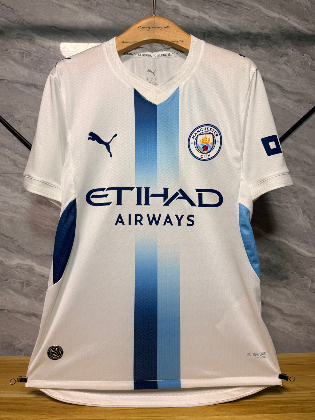 Manchester City 2026/27 White Away Shirt — Player Version — photo 12