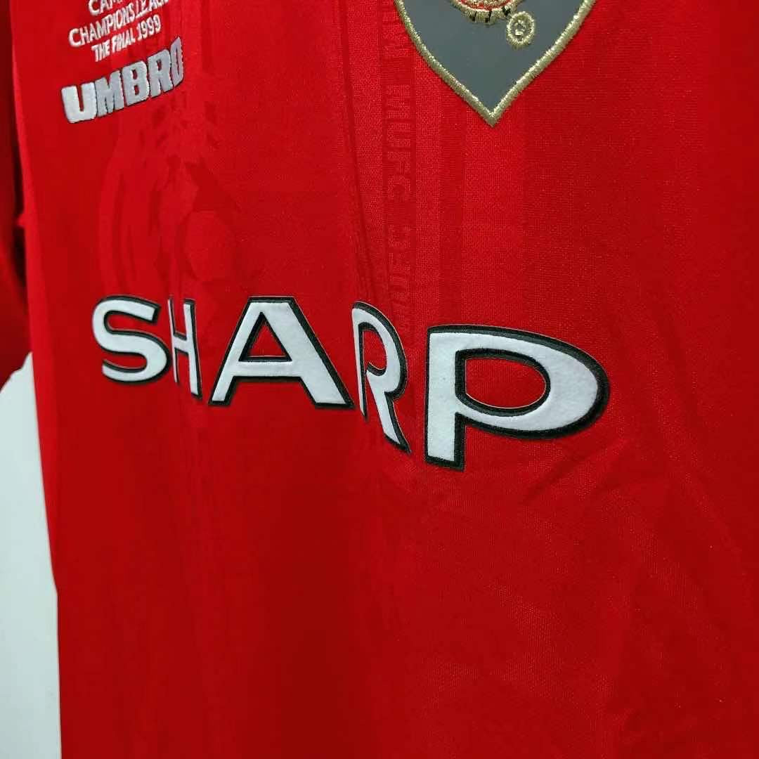 Manchester United 1998/99 Home Champions League Final Shirt — Retro Version — photo 3