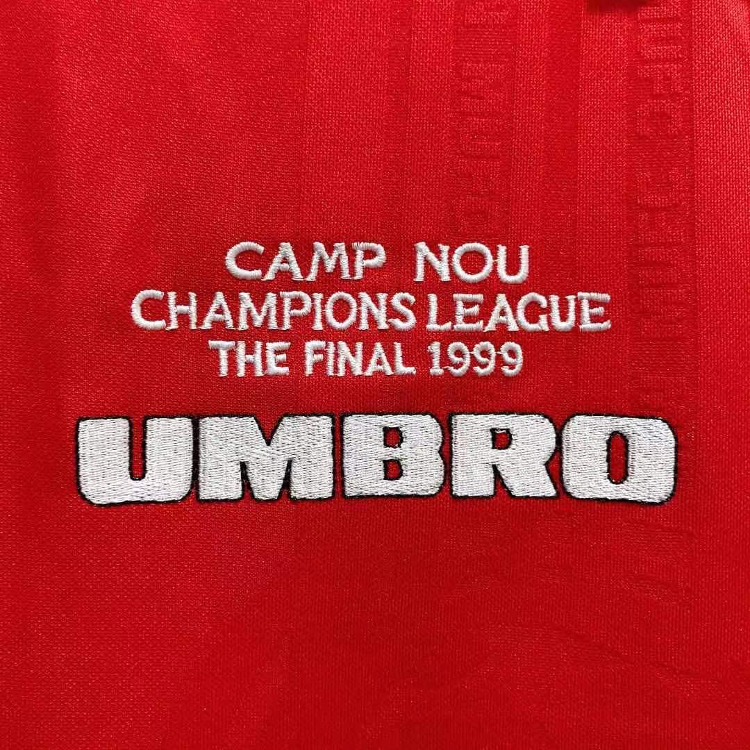 Manchester United 1998/99 Home Champions League Final Shirt — Retro Version — photo 9