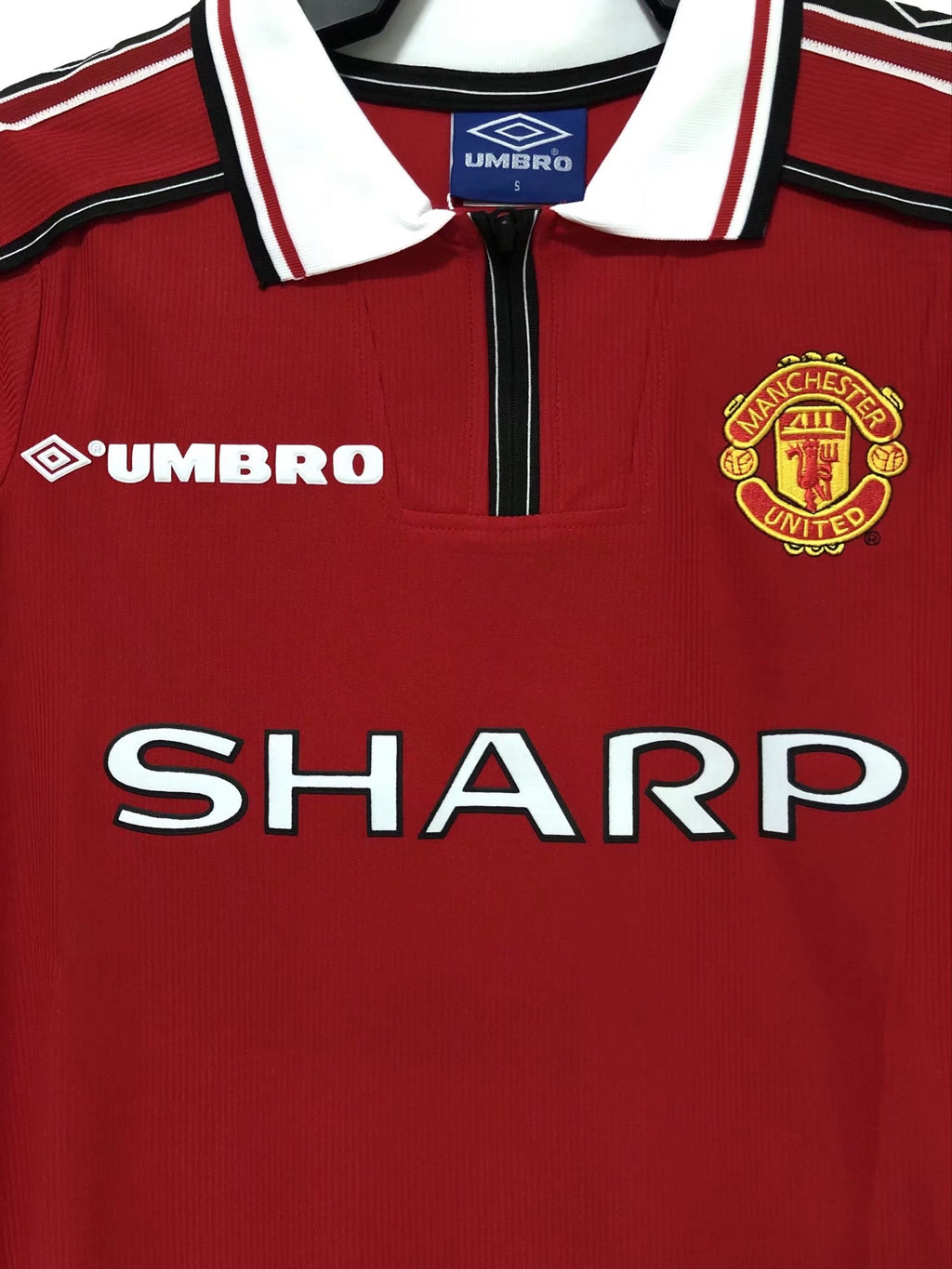 Manchester United 1998/99 Home Long-Sleeve Shirt — Retro Version — photo 6
