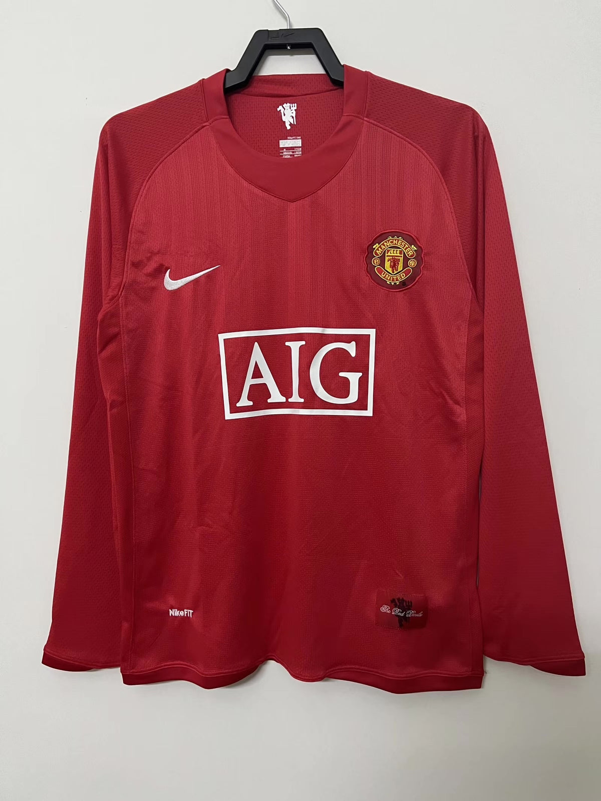 Manchester United 2007/08 Home Long-Sleeve Shirt — Retro Version — photo 6