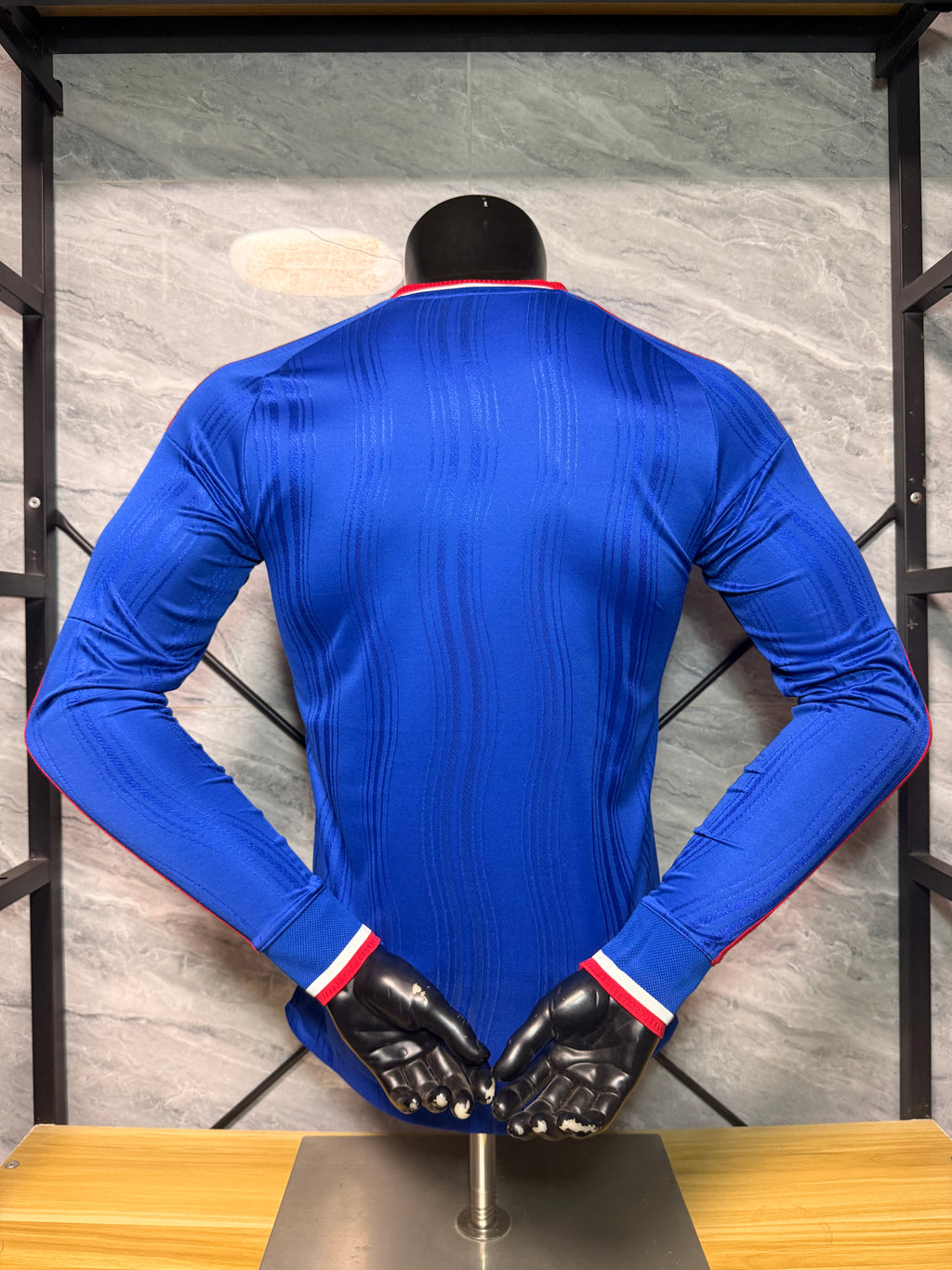 Manchester United 2026/27 Blue Away Long-Sleeve Shirt — Player Version — photo 2