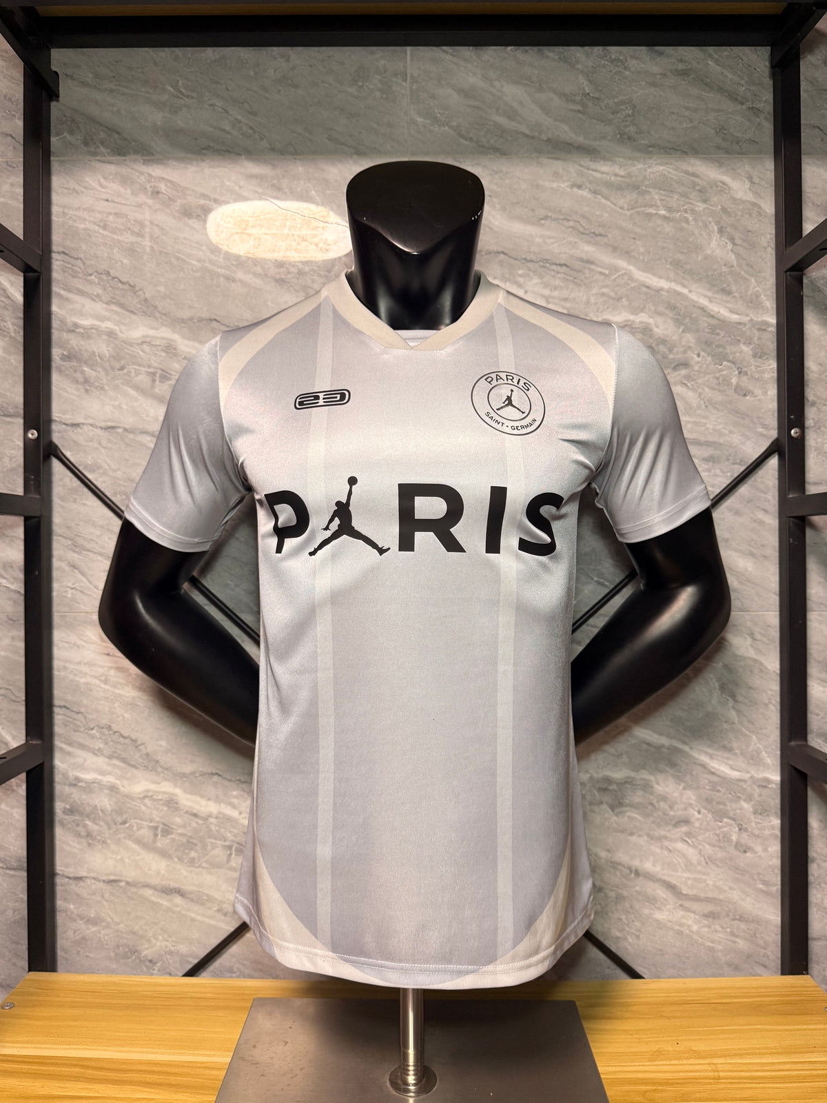 Paris Saint-Germain 2026/27 Silver Number 23 Special-Edition Shirt — Player Version — photo 1
