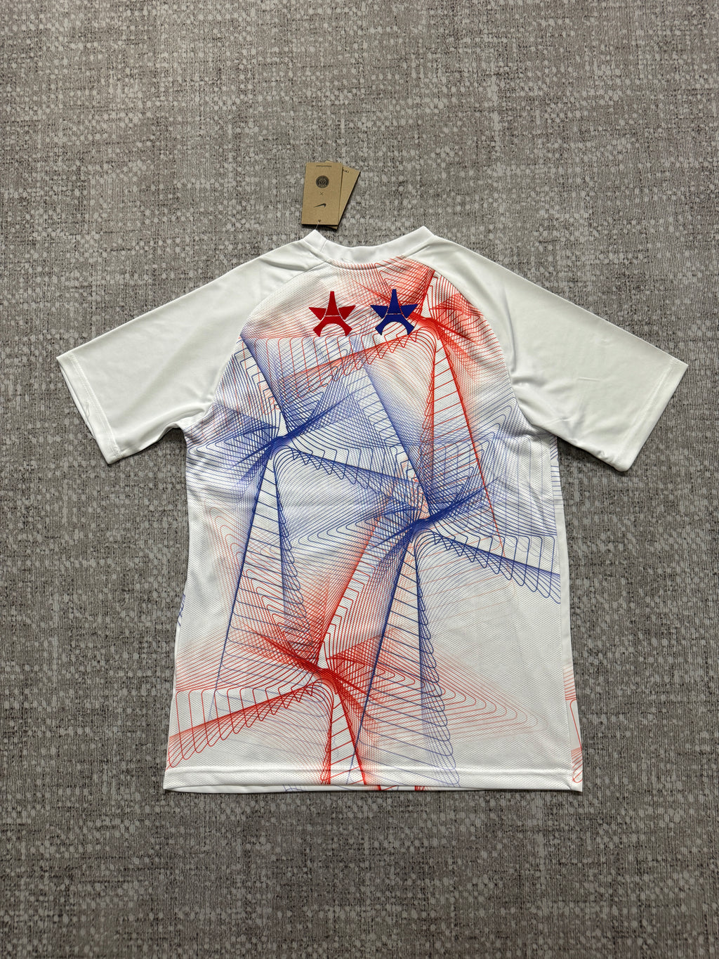 Paris Saint-Germain 2026/27 White Red and Blue Champions League Pre-Match Shirt — photo 3