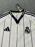 Real Madrid 2025/26 White Pinstripe Rugby Shirt — photo 1