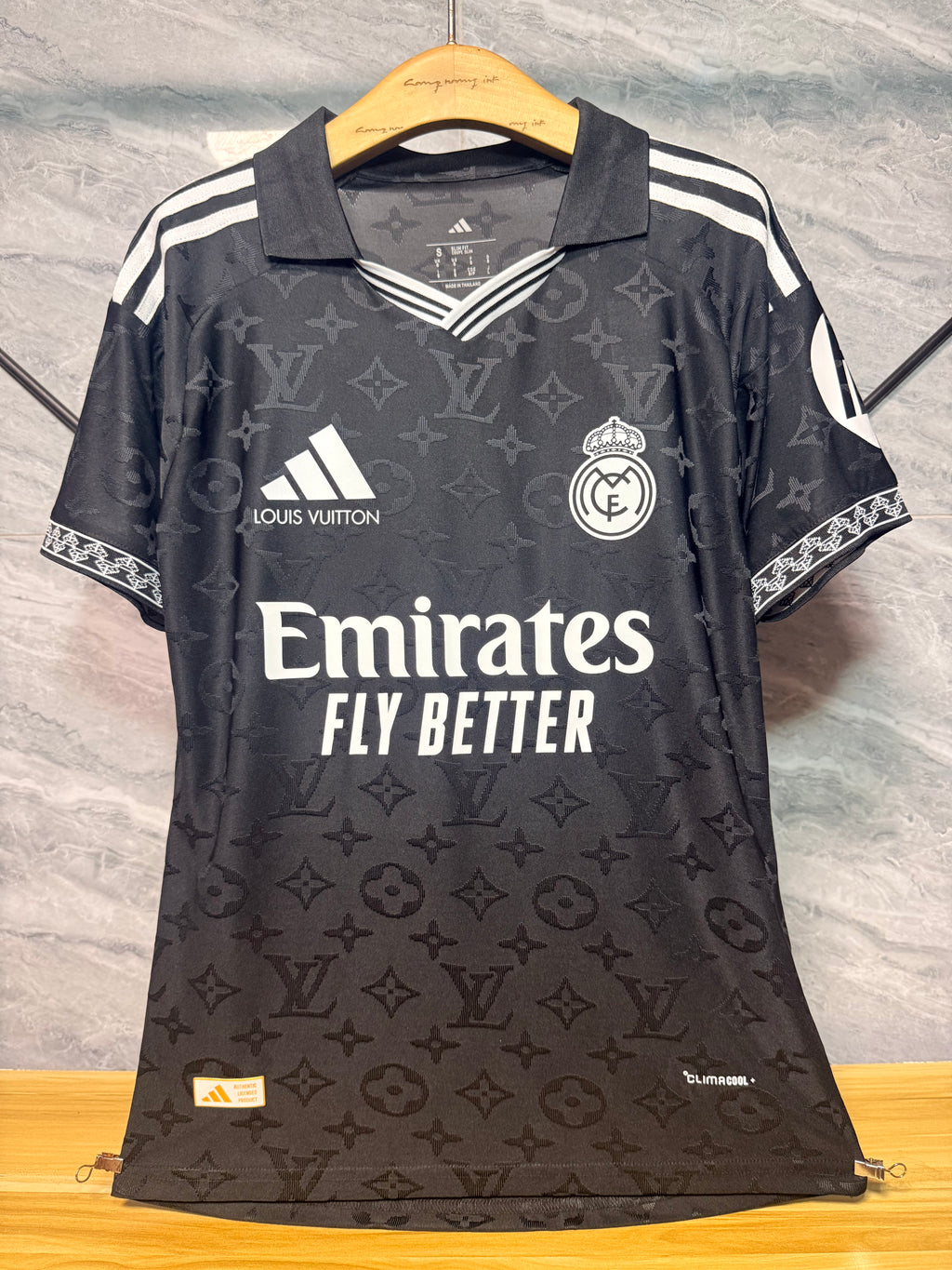 Real Madrid 2026/27 Black Monogram Special Edition Shirt — Player Version — photo 1