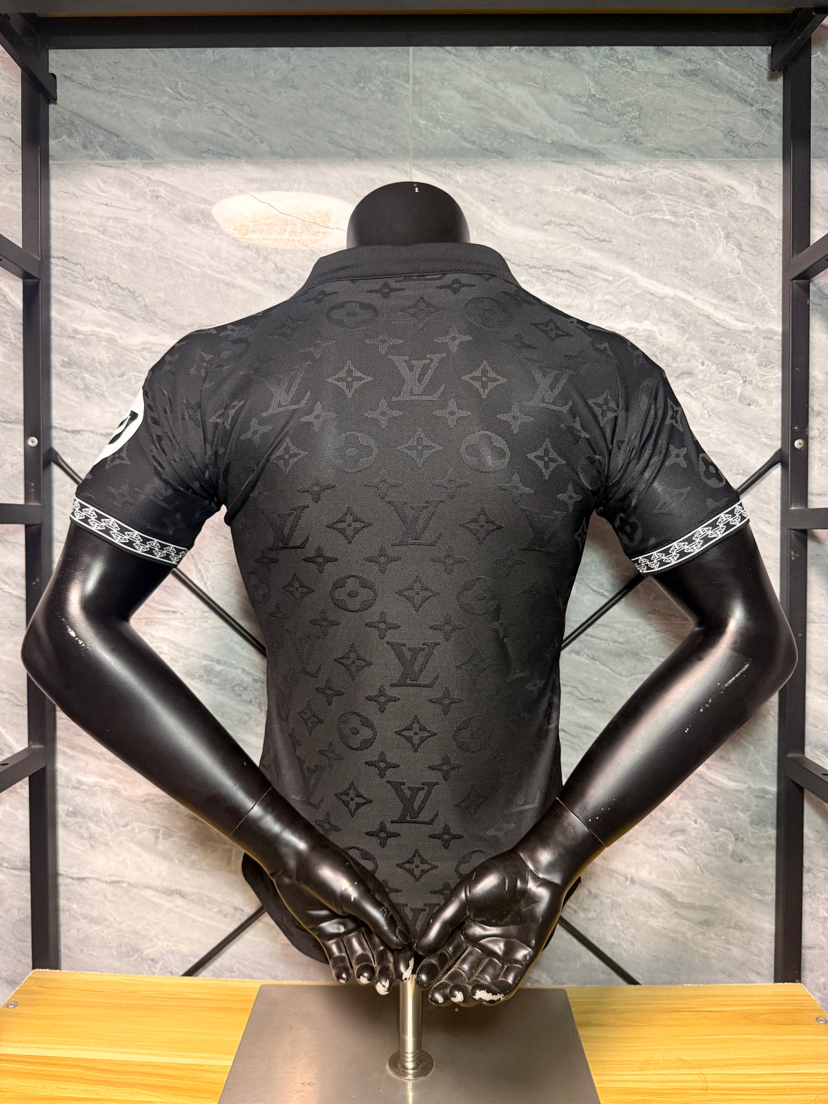 Real Madrid 2026/27 Black Monogram Special Edition Shirt — Player Version — photo 4