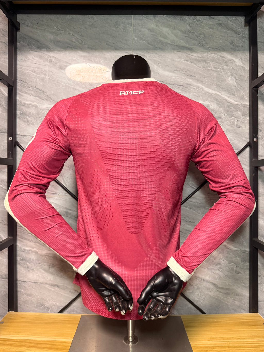 Real Madrid 2026/27 Burgundy Third Long-Sleeve Shirt — Player Version — photo 2