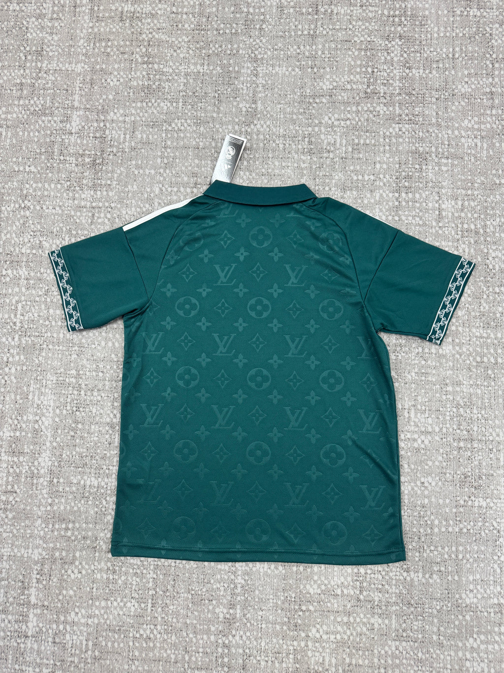 Real Madrid 2026/27 Dark Green Monogram Polo-Collar Shirt — Fan Version — photo 3