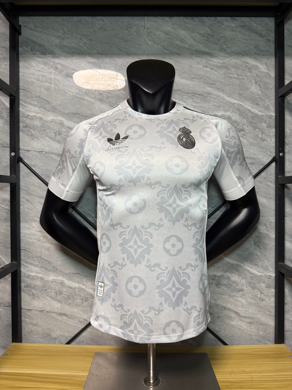 Real Madrid 2026/27 White Floral Shirt — Player Version — photo 3
