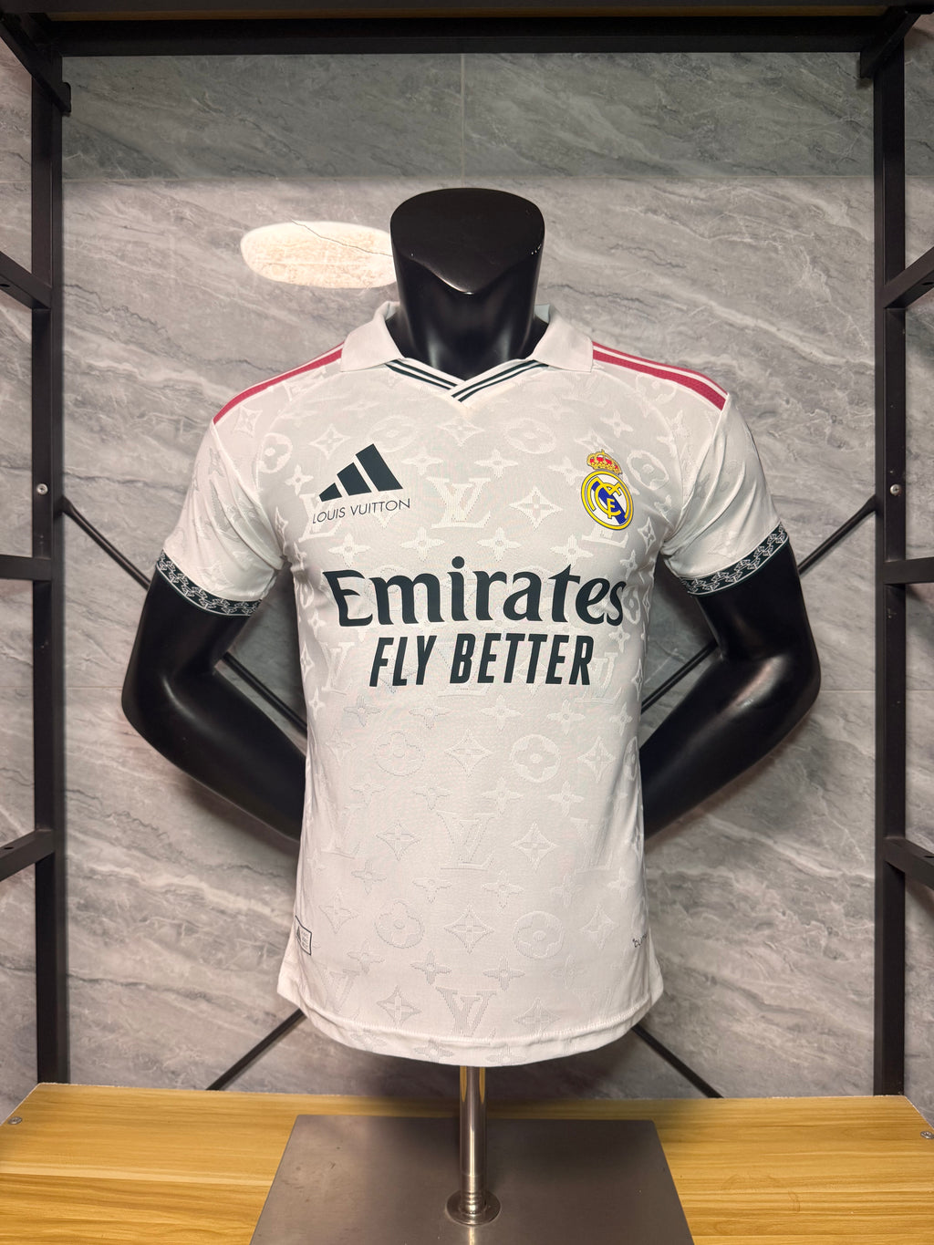 Real Madrid 2026/27 White Monogram Special Edition Shirt — Player Version — photo 3