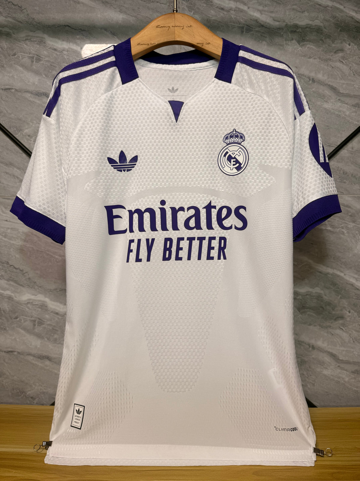 Real Madrid 2026/27 White and Purple Away Shirt — Player Version — photo 1