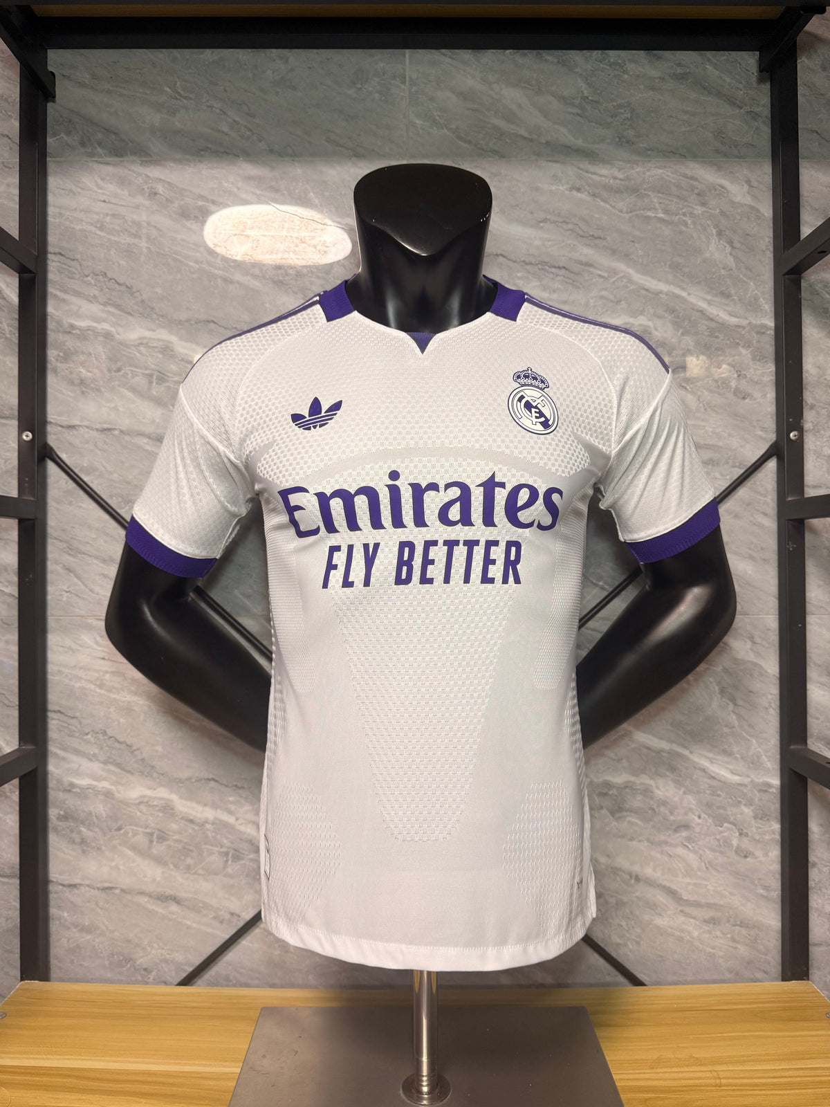 Real Madrid 2026/27 White and Purple Away Shirt — Player Version — photo 3