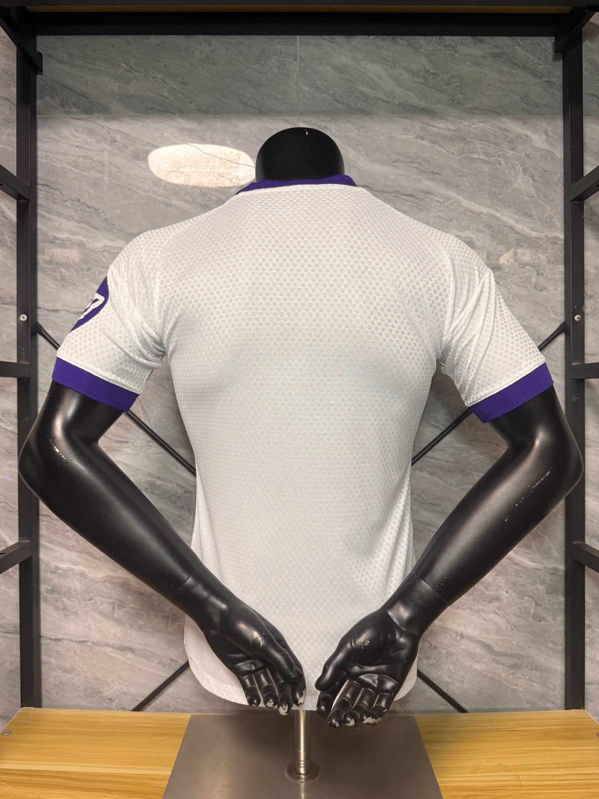 Real Madrid 2026/27 White and Purple Away Shirt — Player Version — photo 4