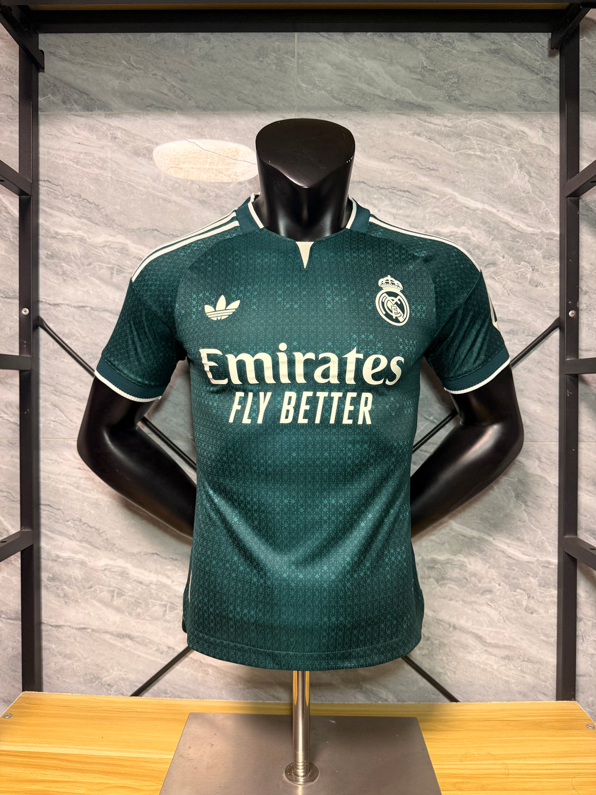 Real Madrid Away Shirt — Dark Green Player Version — photo 1
