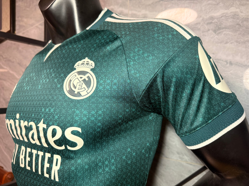 Real Madrid Away Shirt — Dark Green Player Version — photo 6