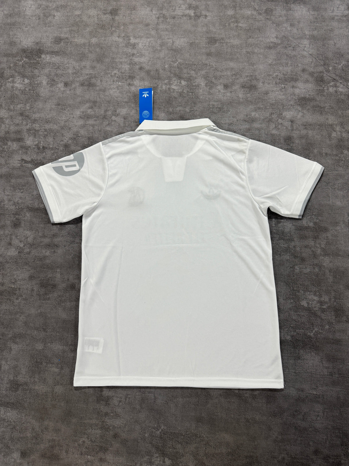 Real Madrid Shirt — White Polo-Collar Fan Version — photo 2