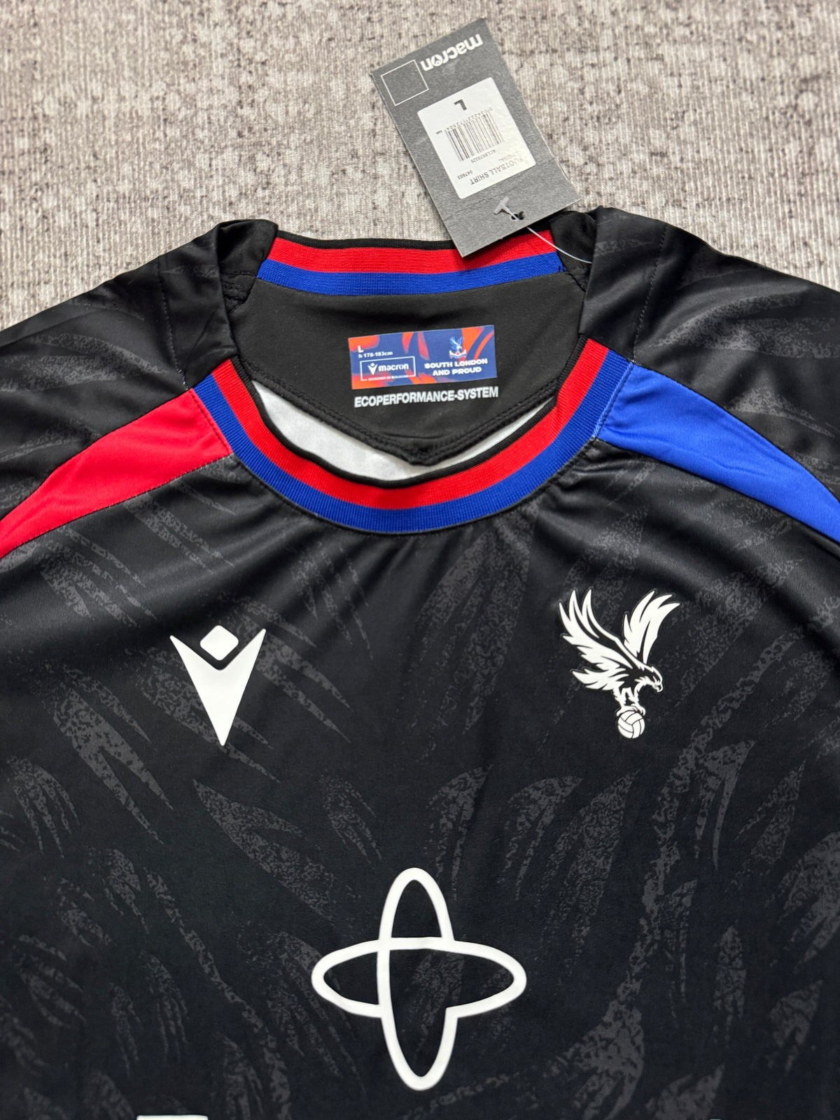 Crystal Palace 2026/27 Black Away Shirt — Fan Version